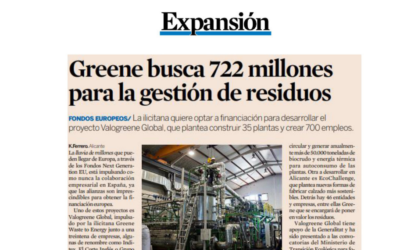 Greene busca 722 millones para la gestión de residuos